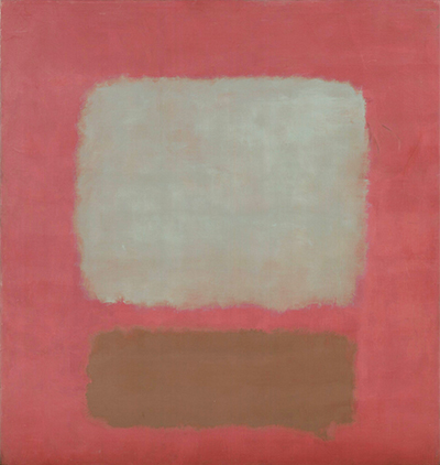 No. 37/No. 19 (Slate Blue and Brown on Plum) Mark Rothko